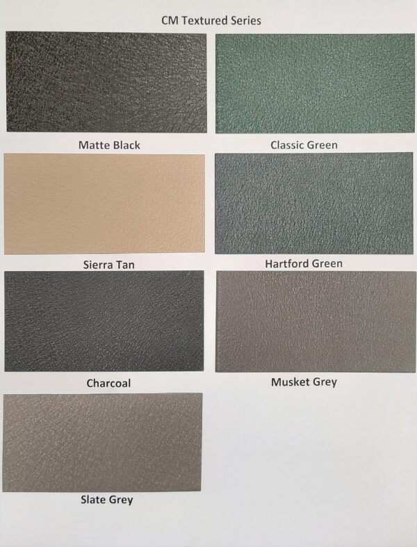 Textured Colours | Metal Colour Catalog Winnipeg, MB | IroSteel