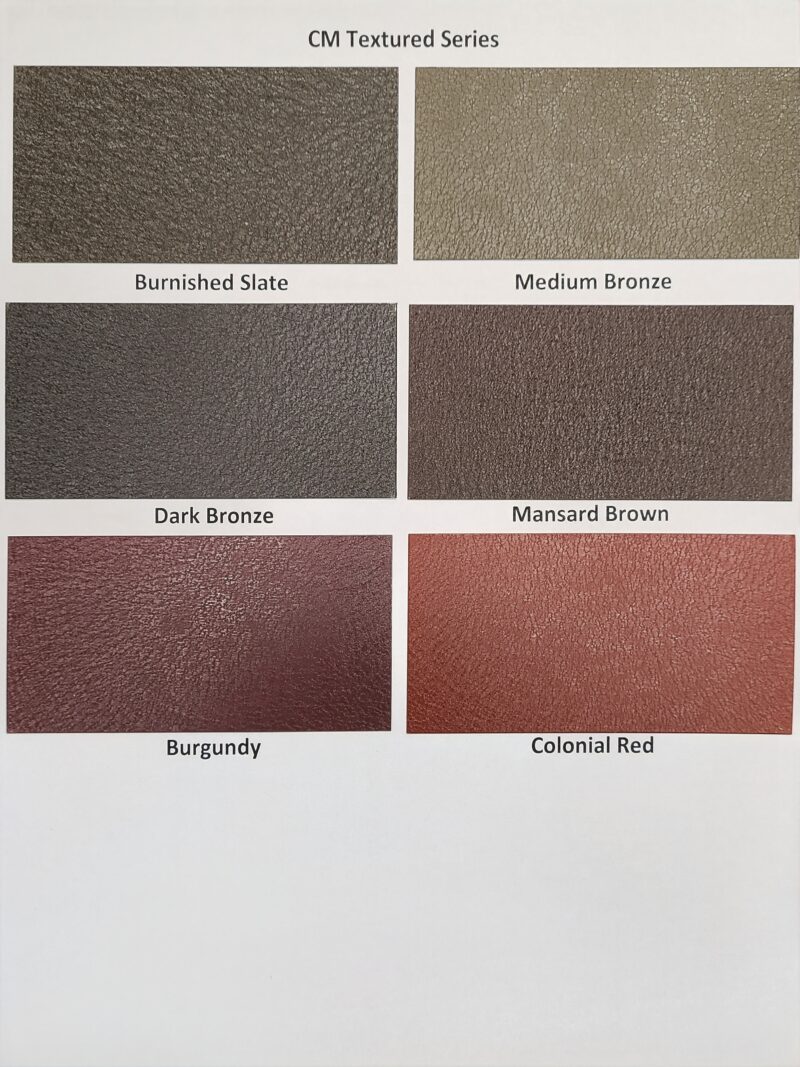 Textured Colours | Metal Colour Catalog Winnipeg, MB | IroSteel