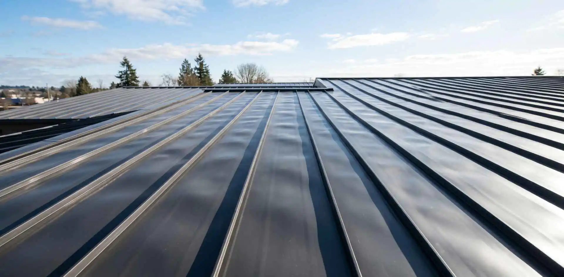 metal roof oilcanning